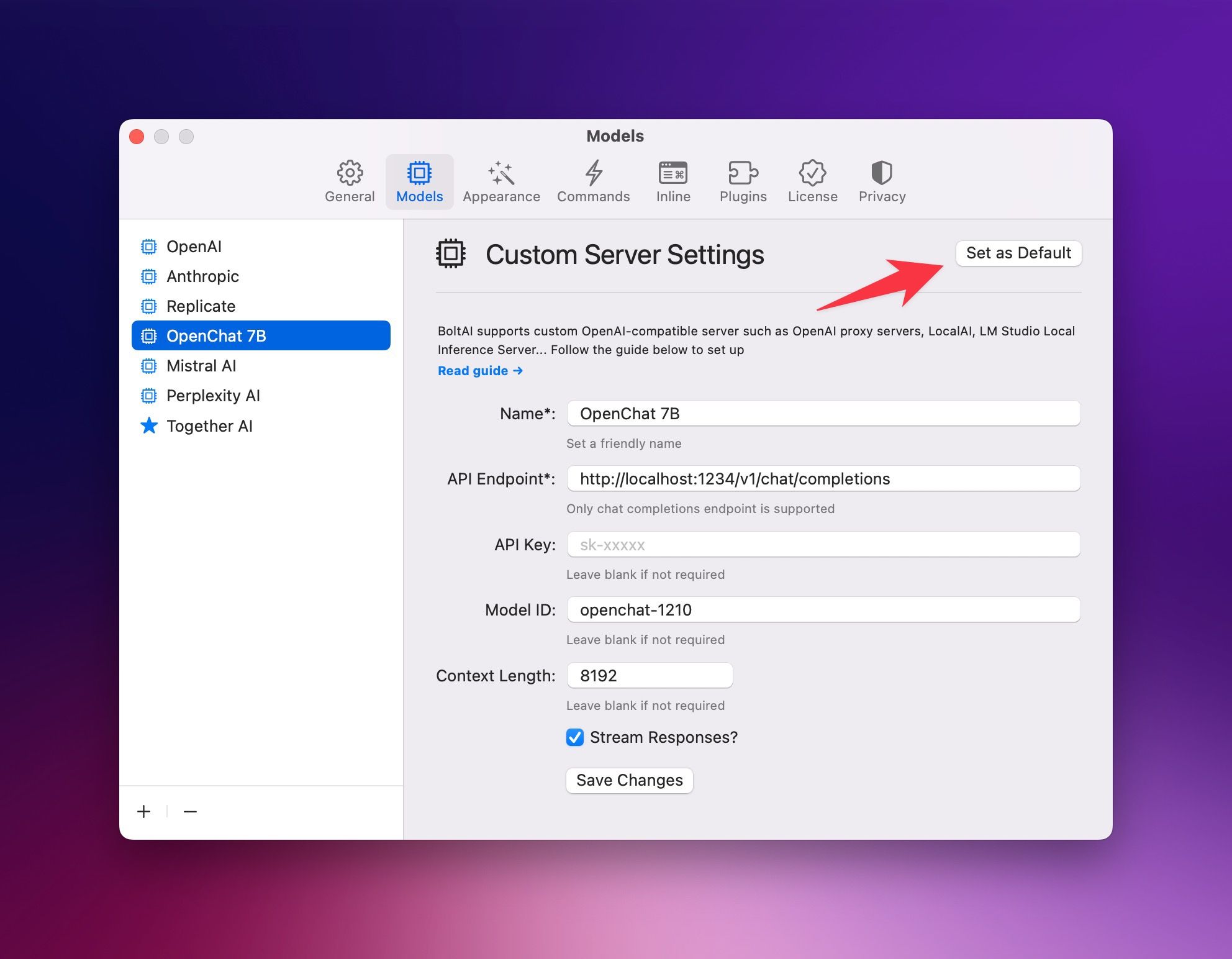 Set up local LLMs on macOS
