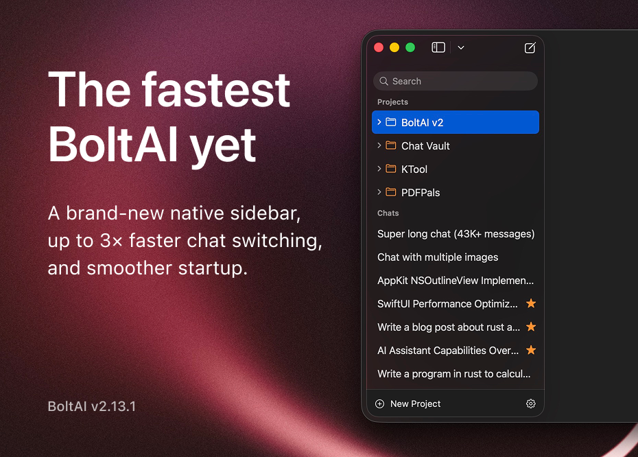 BoltAI v2.13.1 featured image